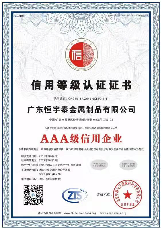 AAA級信用企業